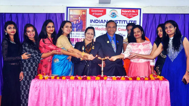 Cultural function at paramedical institute in Gujarat