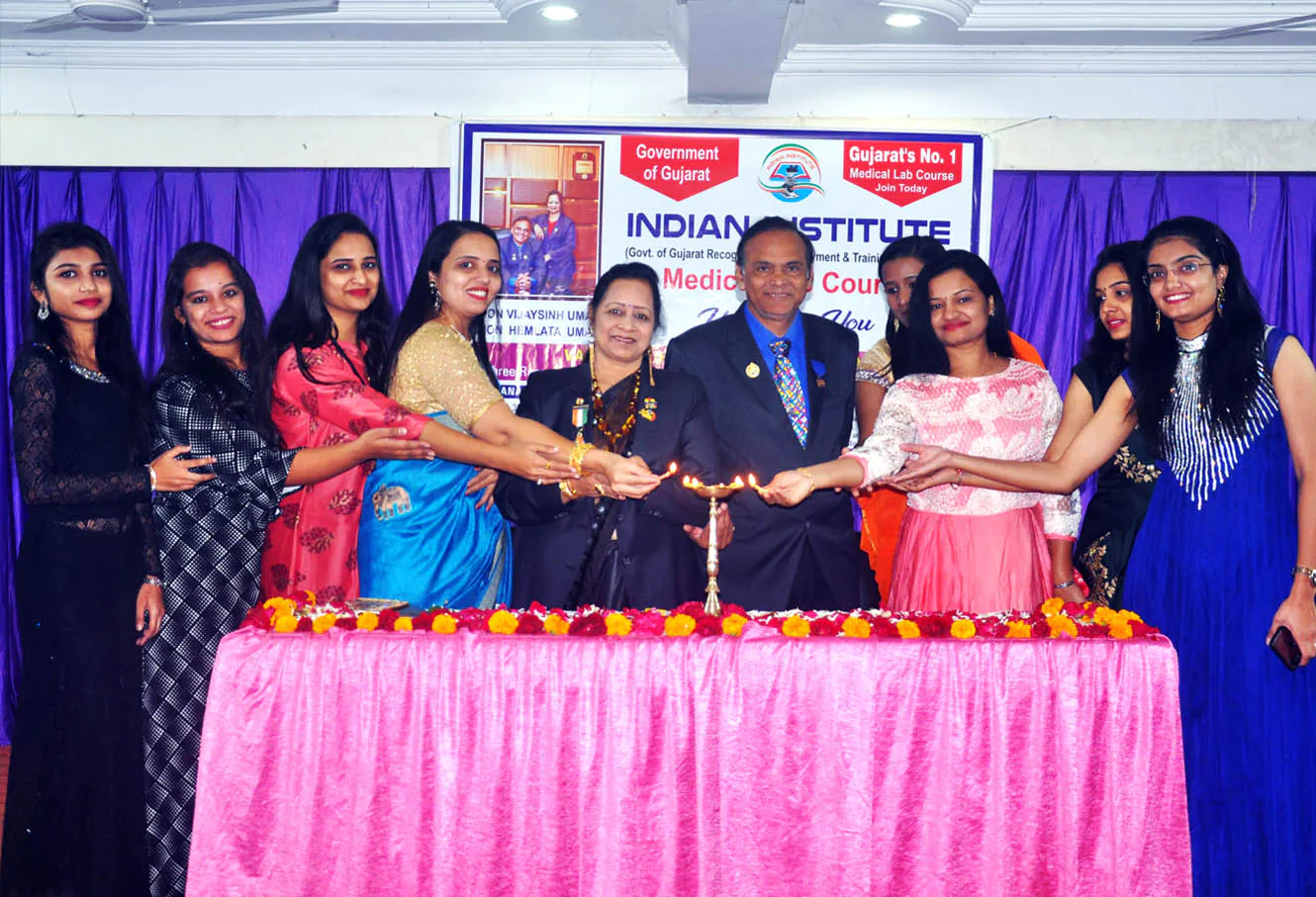 Cultural function at paramedical institute in Gujarat