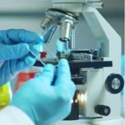 Microscopic Testing Equipment – Medical Lab Background