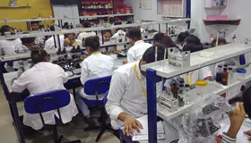 Lab training – DMLT students Gujarat
