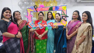 Students in traditional dress – Indian Institute 