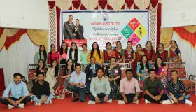 Group photo with guests – Indian Institute annual function