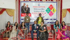 Traditional costume day – Students of Indian Institute