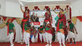 Panel discussion on stage – Indian Institute program