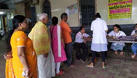 Students participating in group activity – Indian Institute