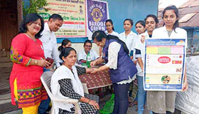 Classroom group activity – Indian Institute students