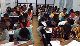 Students attending classroom session – Indian Institute
