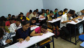 Students in classroom during training session – Indian Institute